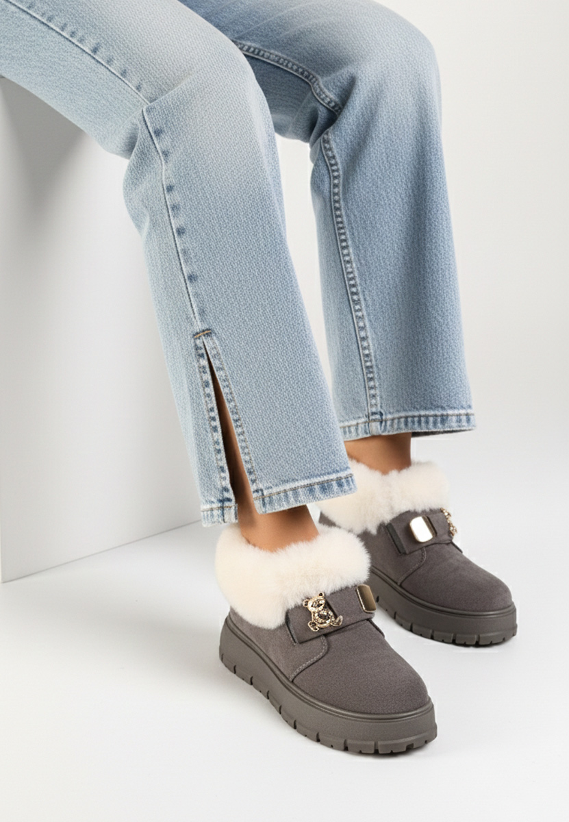 Zimske gojzerice za žene Amilce sivo