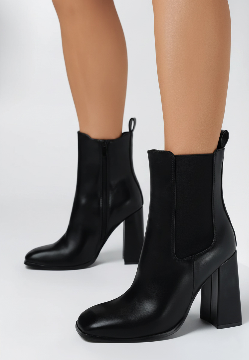 Ženske chelsea gležnjače Anaela crno