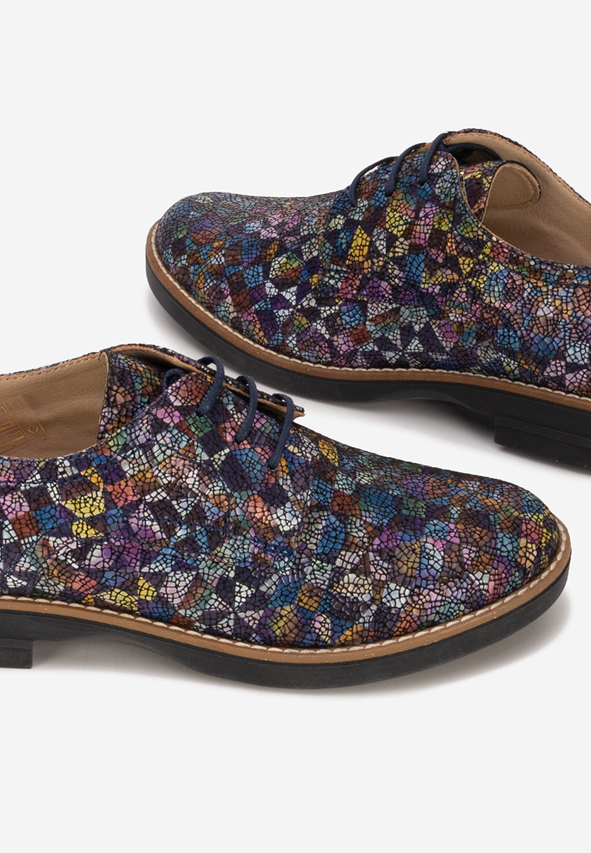 Kožne cipele derby Otivera V18 Šareno