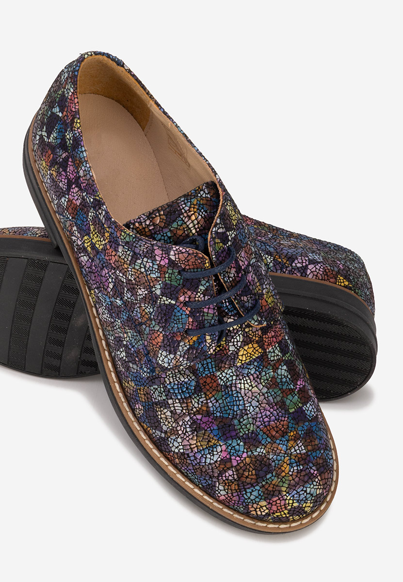 Kožne cipele derby Otivera V18 Šareno