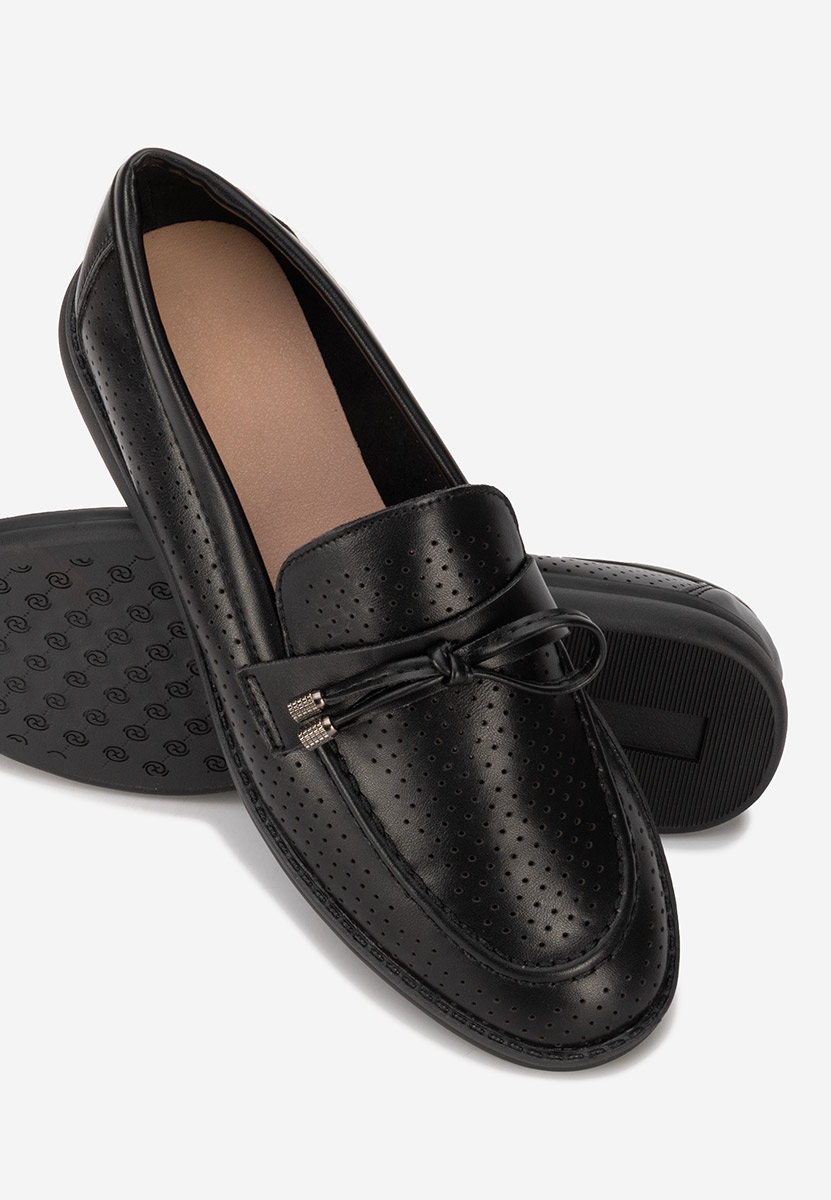 Ljetne ženske mokasine Morvana V3 Crno