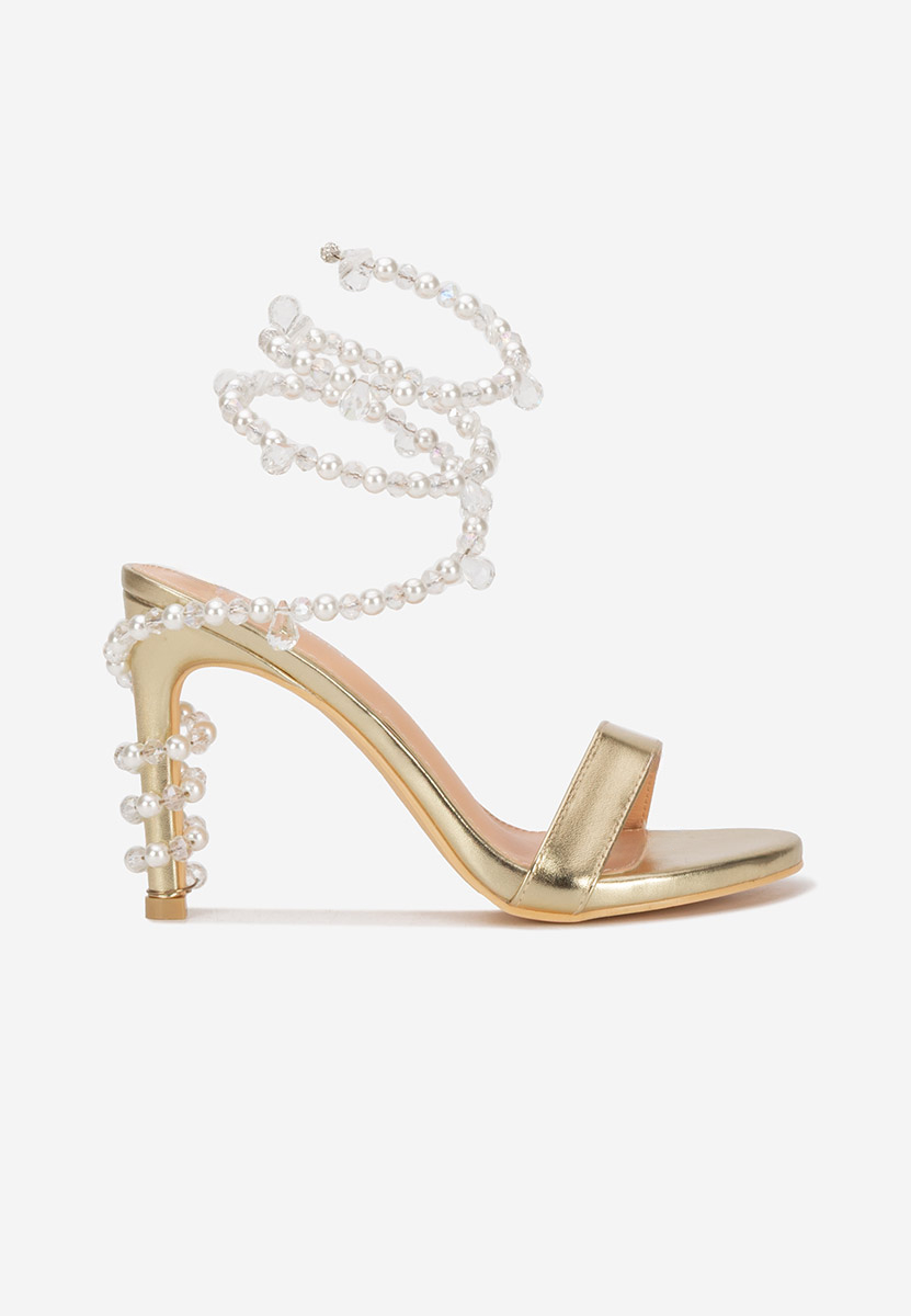 Štikle sandale Amaia zlatno