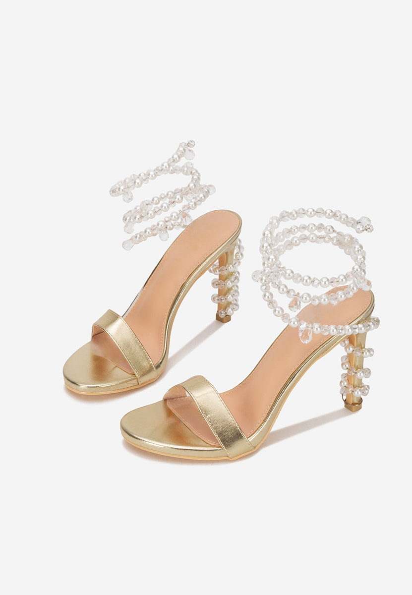 Štikle sandale Amaia zlatno