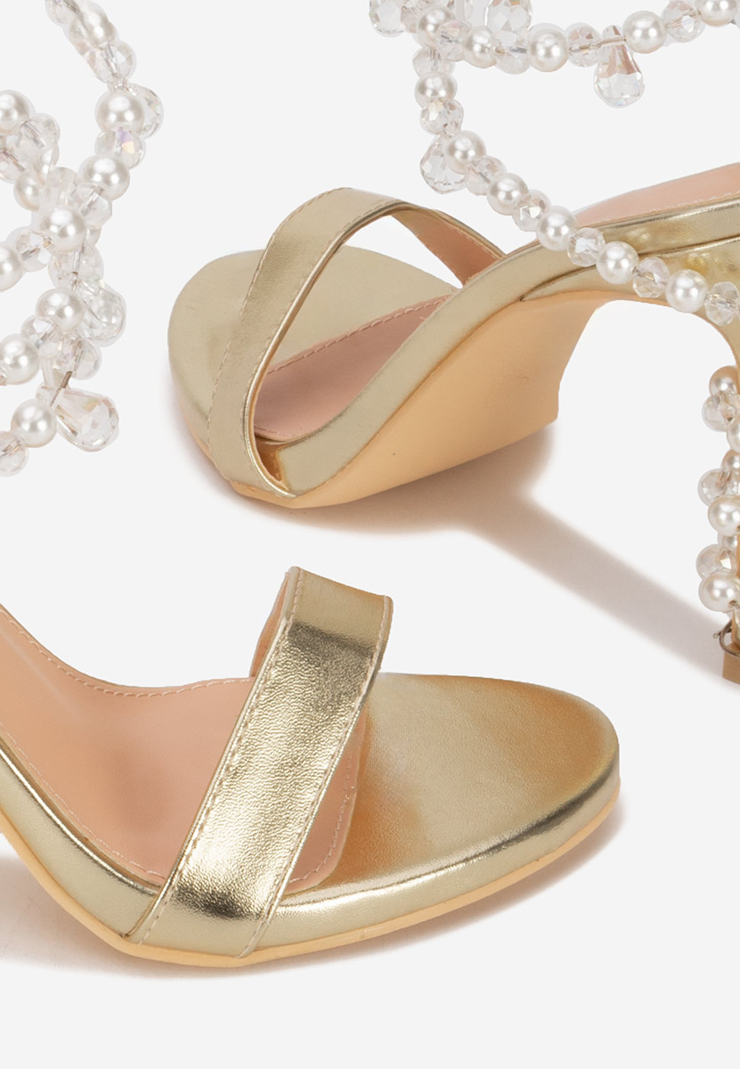 Štikle sandale Amaia zlatno