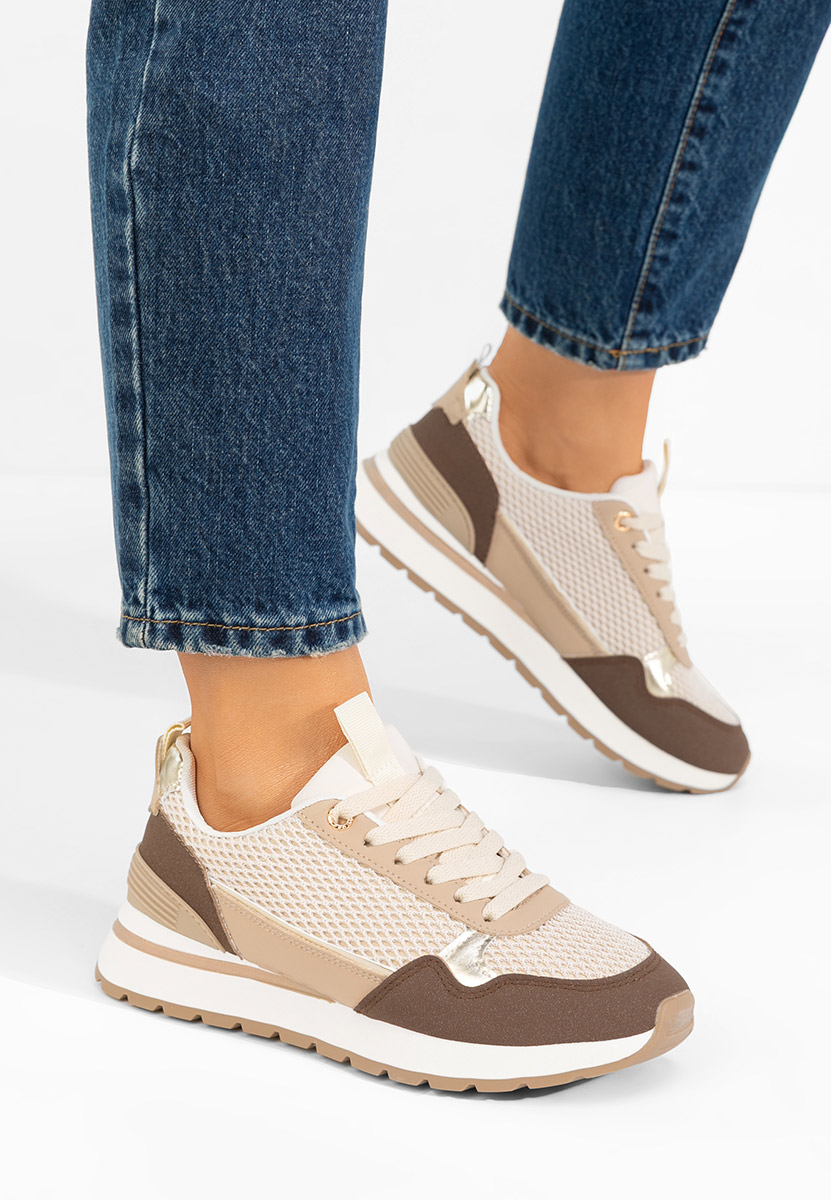 Ženske sneakers Helenia braon