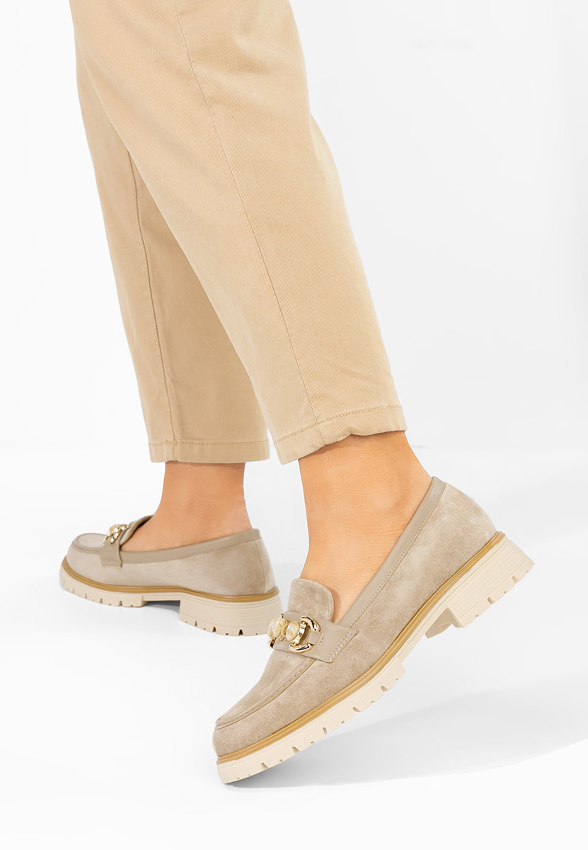 Ženske mokasinke Amberlin kaki