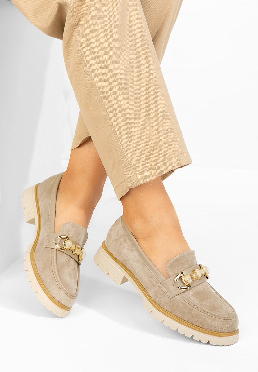 Ženske mokasinke Amberlin kaki