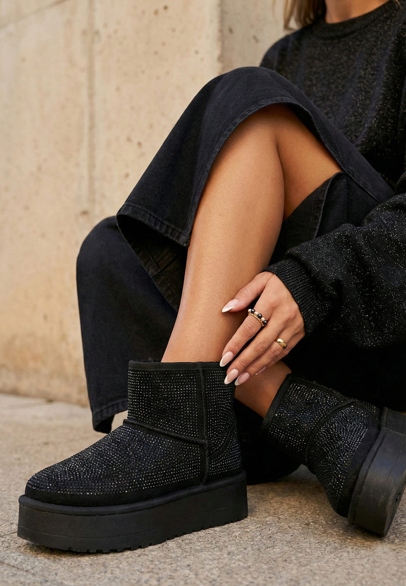 Ženske Čizme Feyna crno