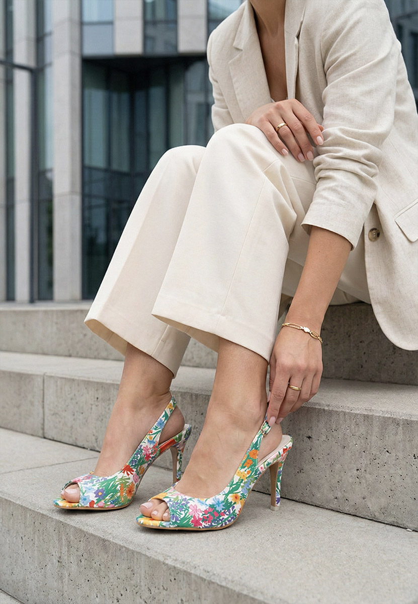 Štikle sandale Avesta Šareno