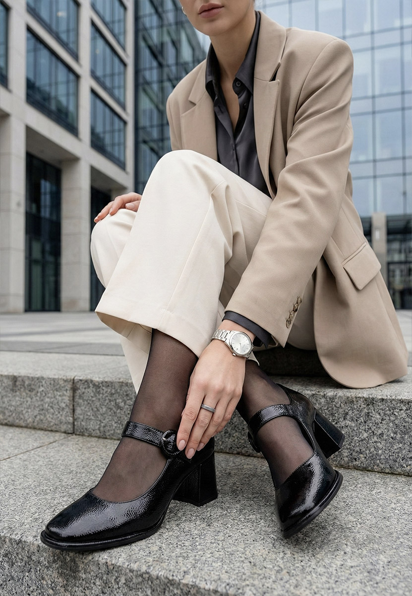 Salonke na blok petu Valerea V2 crno