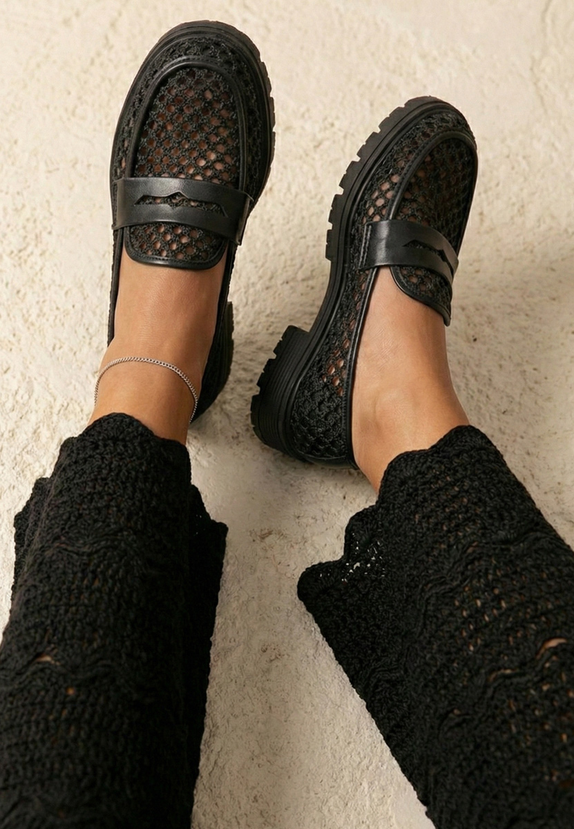 Ljetne ženske mokasine Maryjanne crno