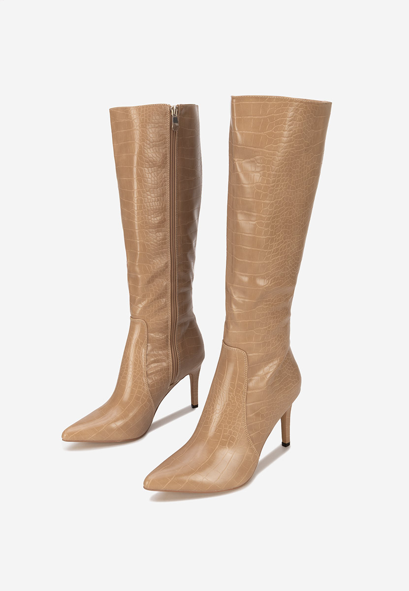 Čizme s visoku petu Pandera nude