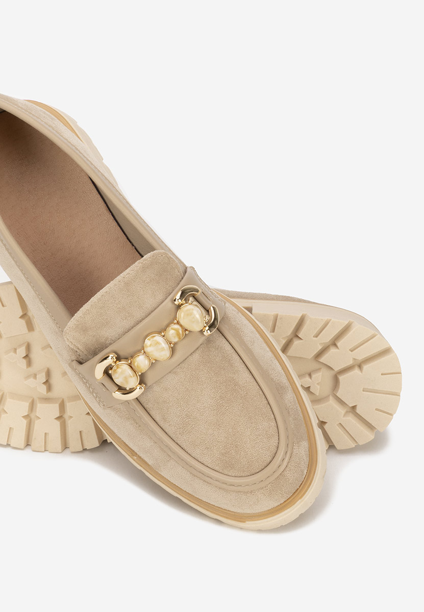 Ženske mokasinke Amberlin kaki