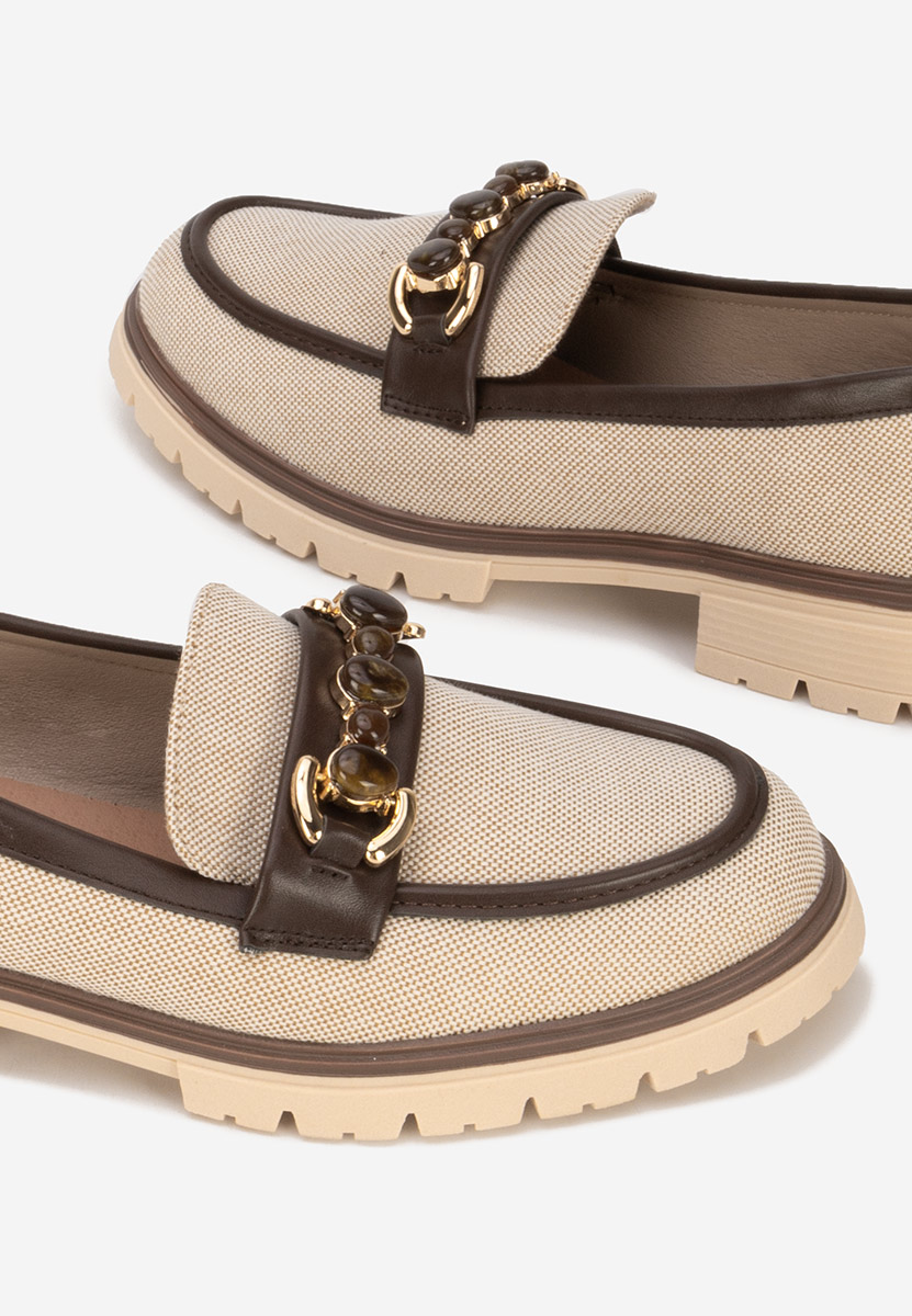 Ženske mokasinke Amberlin nude