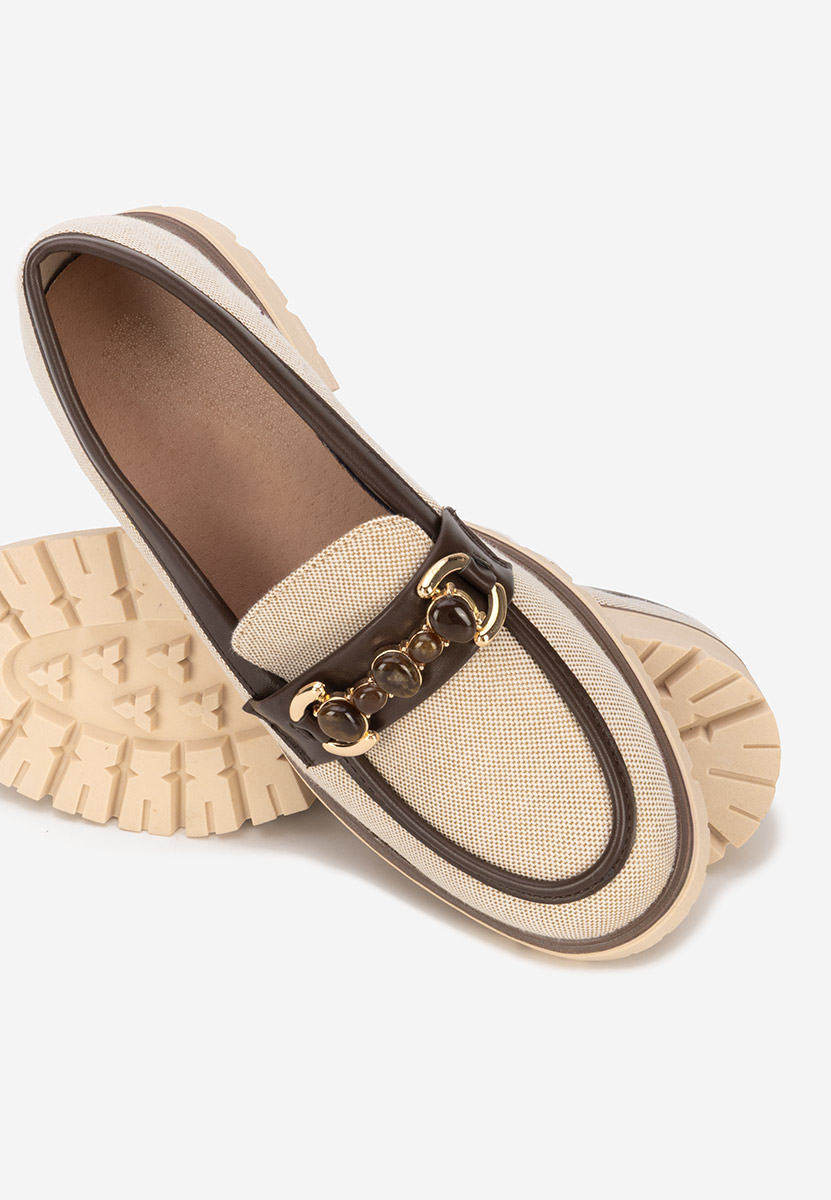 Ženske mokasinke Amberlin nude