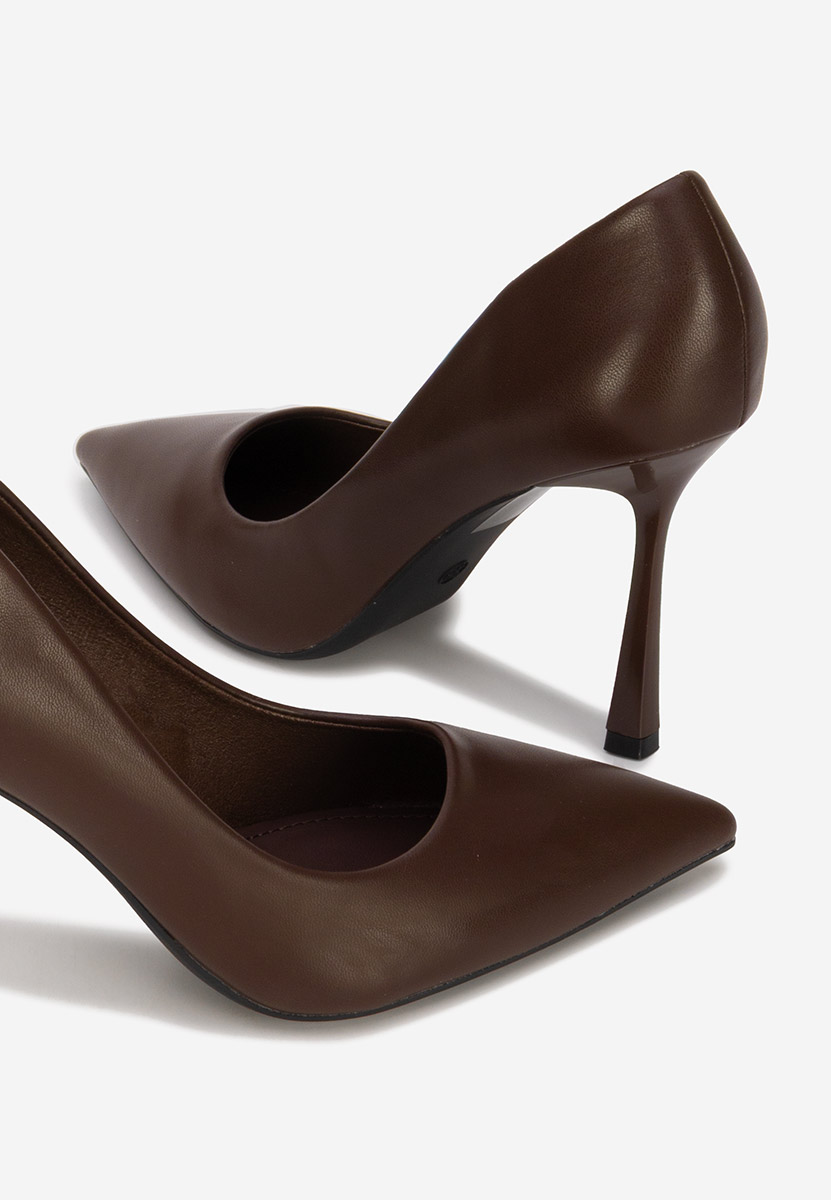 Štikle Isabele braon