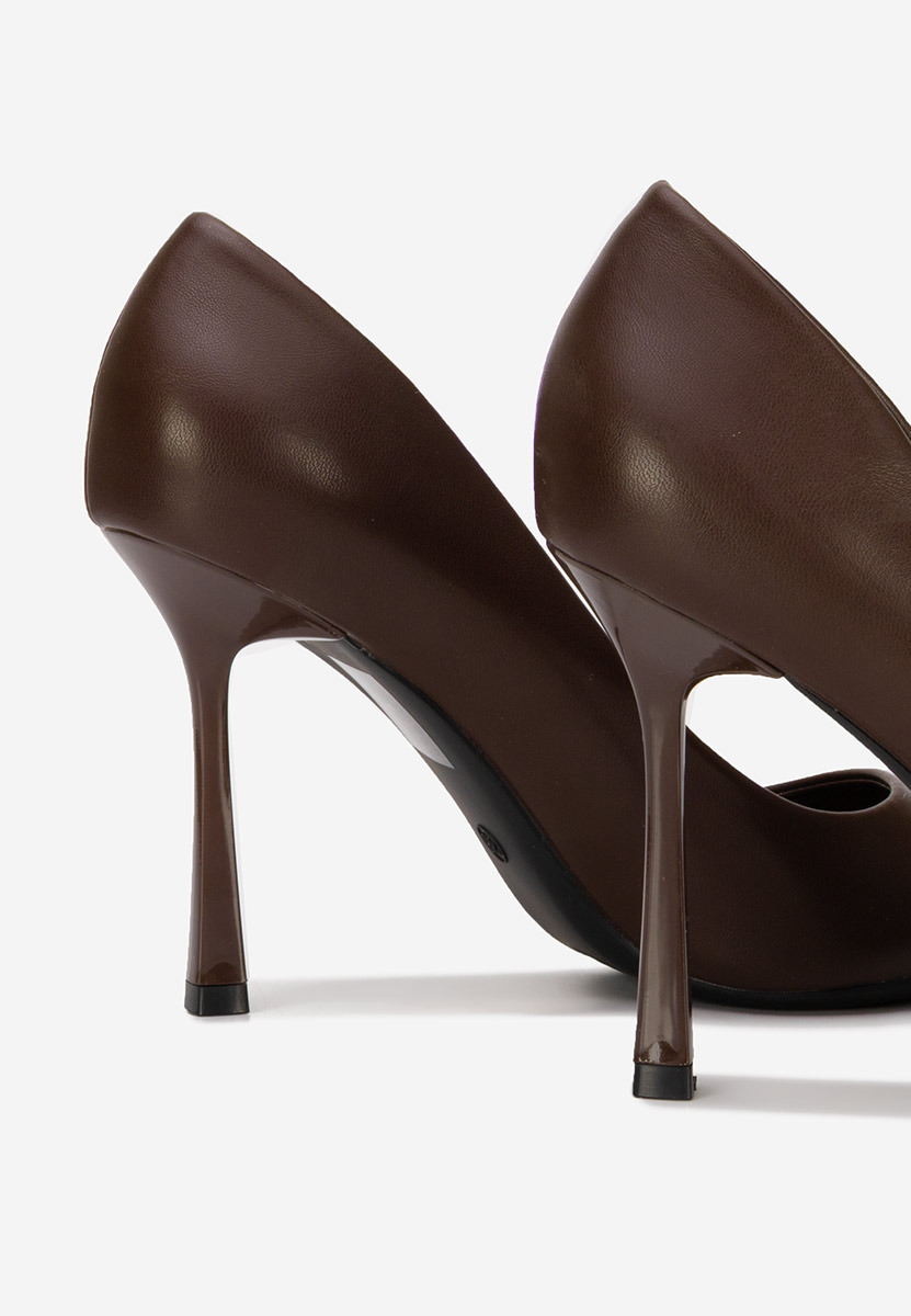 Štikle Isabele braon