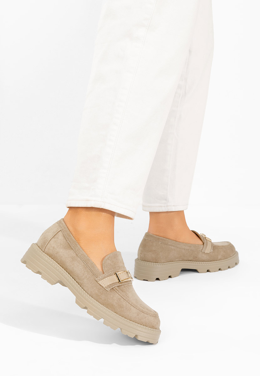 Ženske mokasinke Katiana kaki