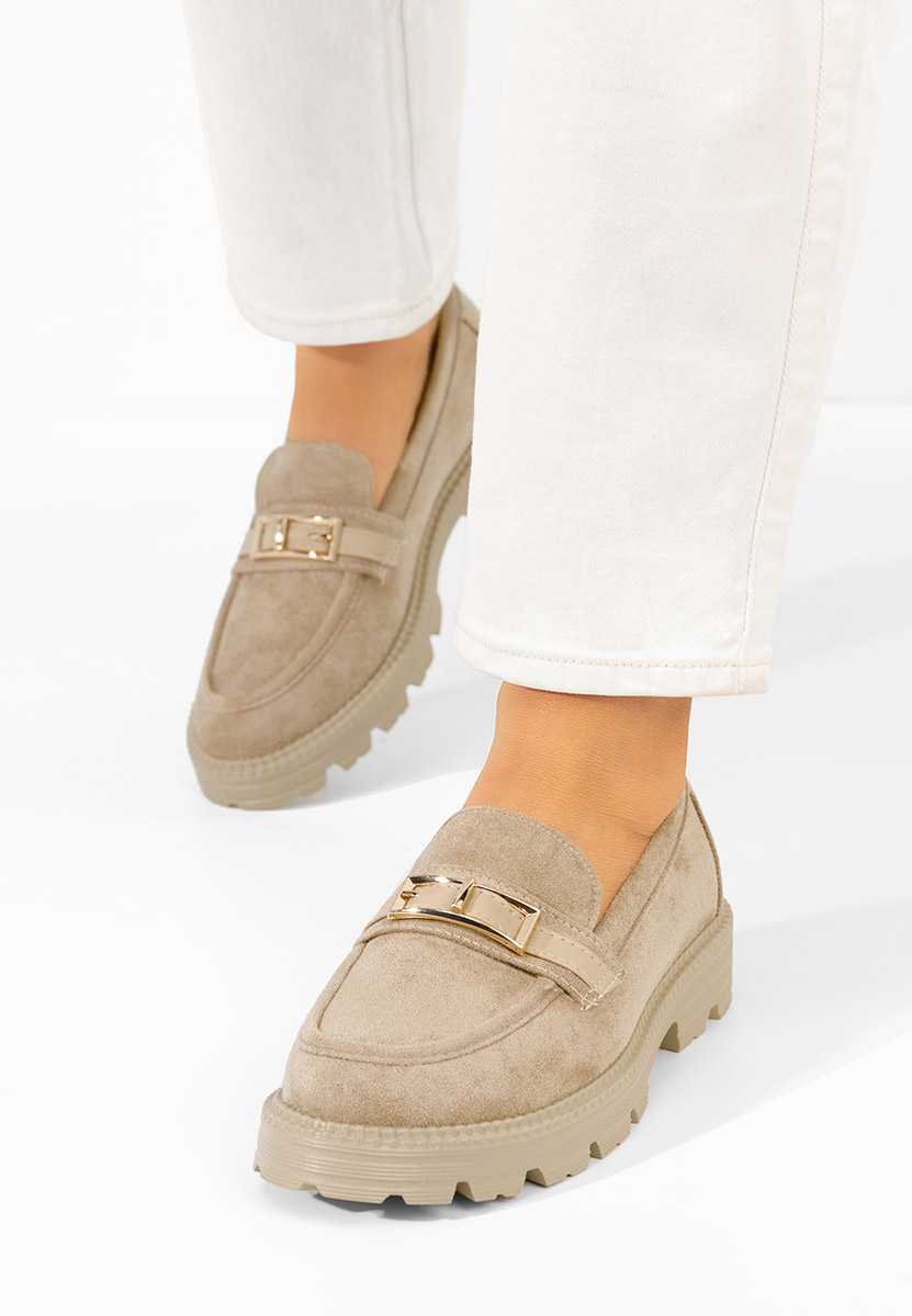 Ženske mokasinke Katiana kaki