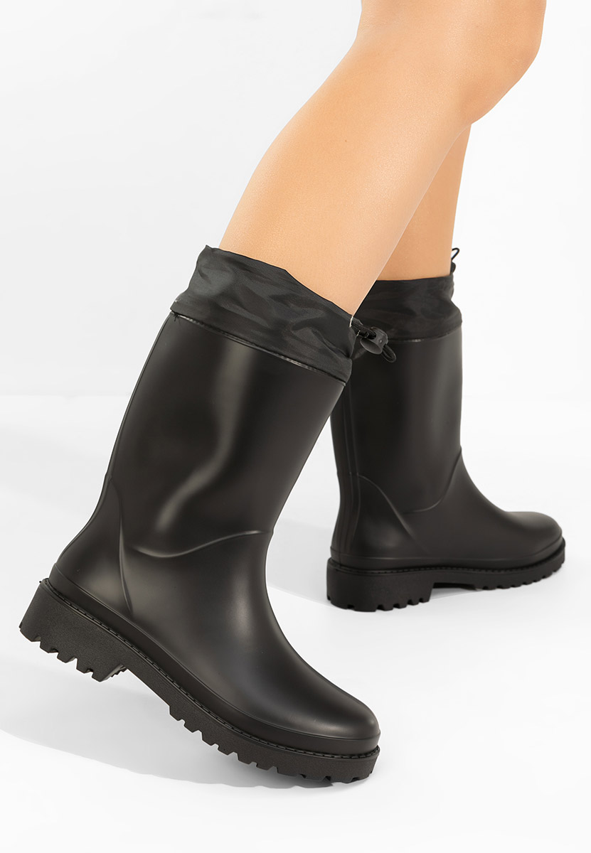 Gumene čizme Zunaira crno