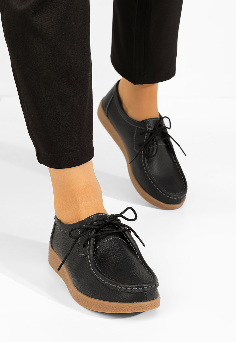 Ženske mokasinke Afinia crno