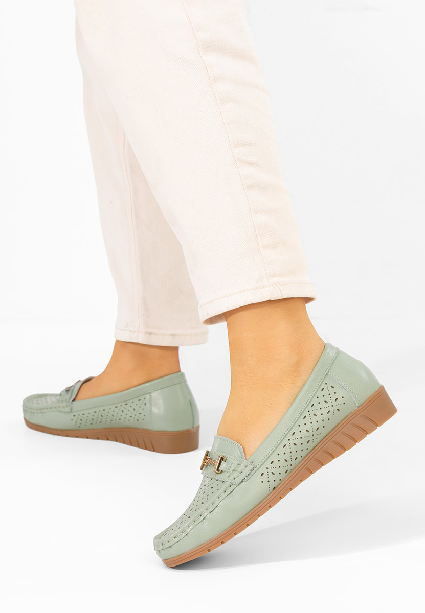 Ženske mokasinke Cristella zeleno