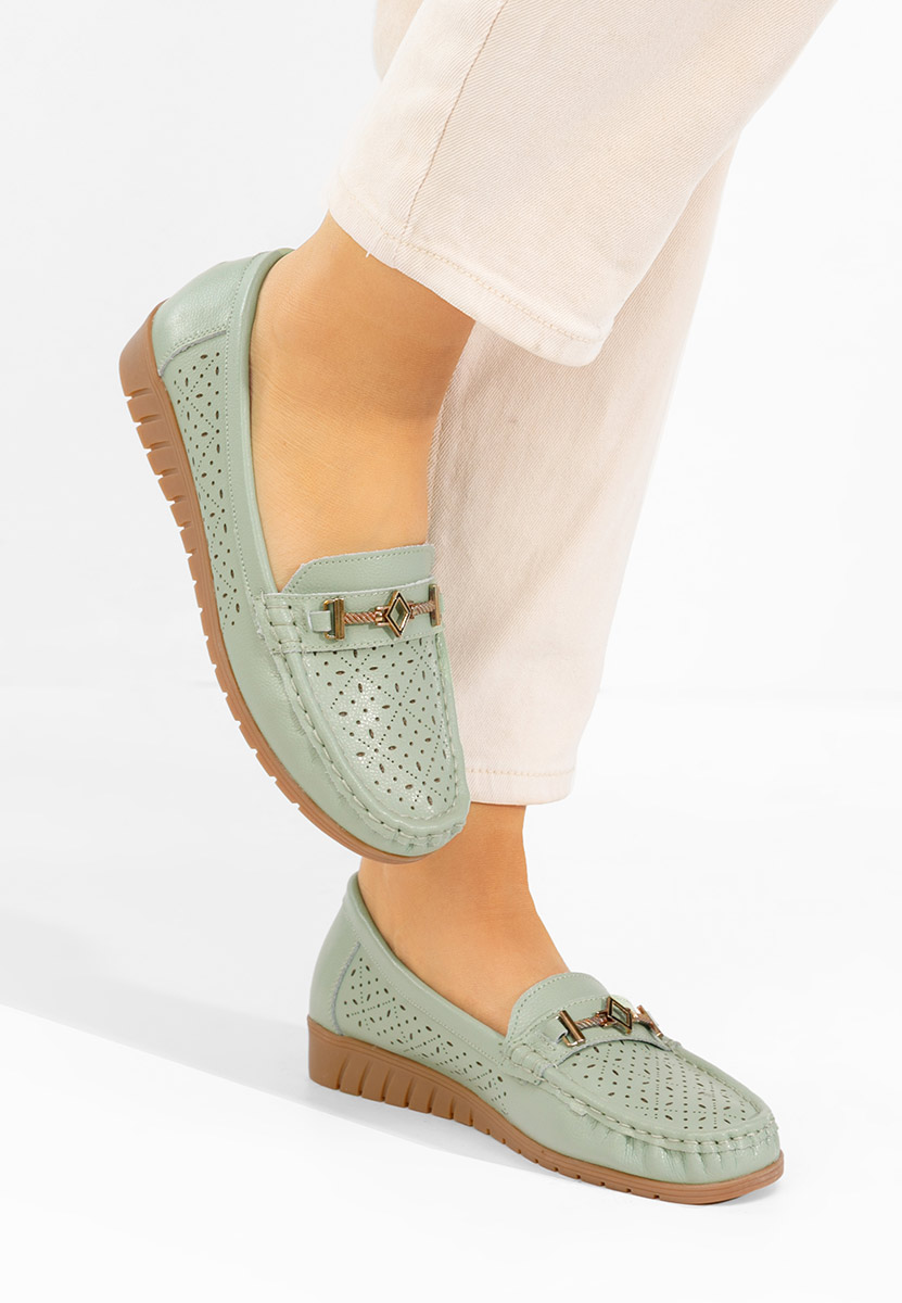 Ženske mokasinke Cristella zeleno