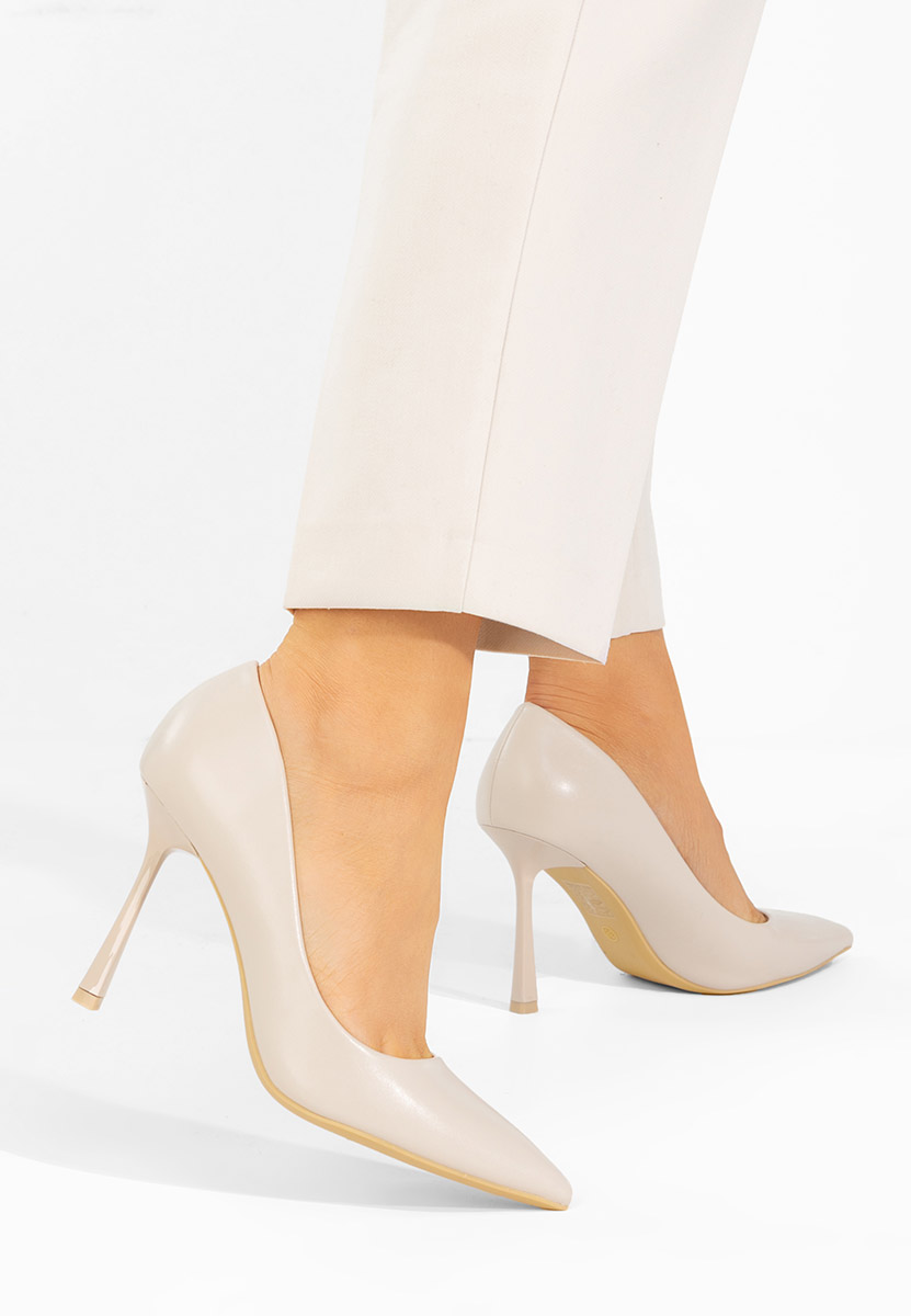 Štikle Isabele bež