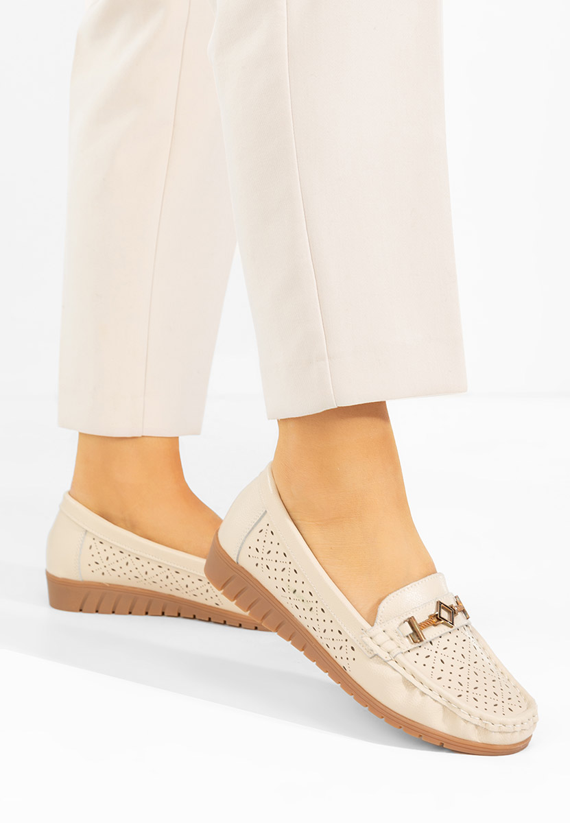 Ženske mokasinke Cristella bež