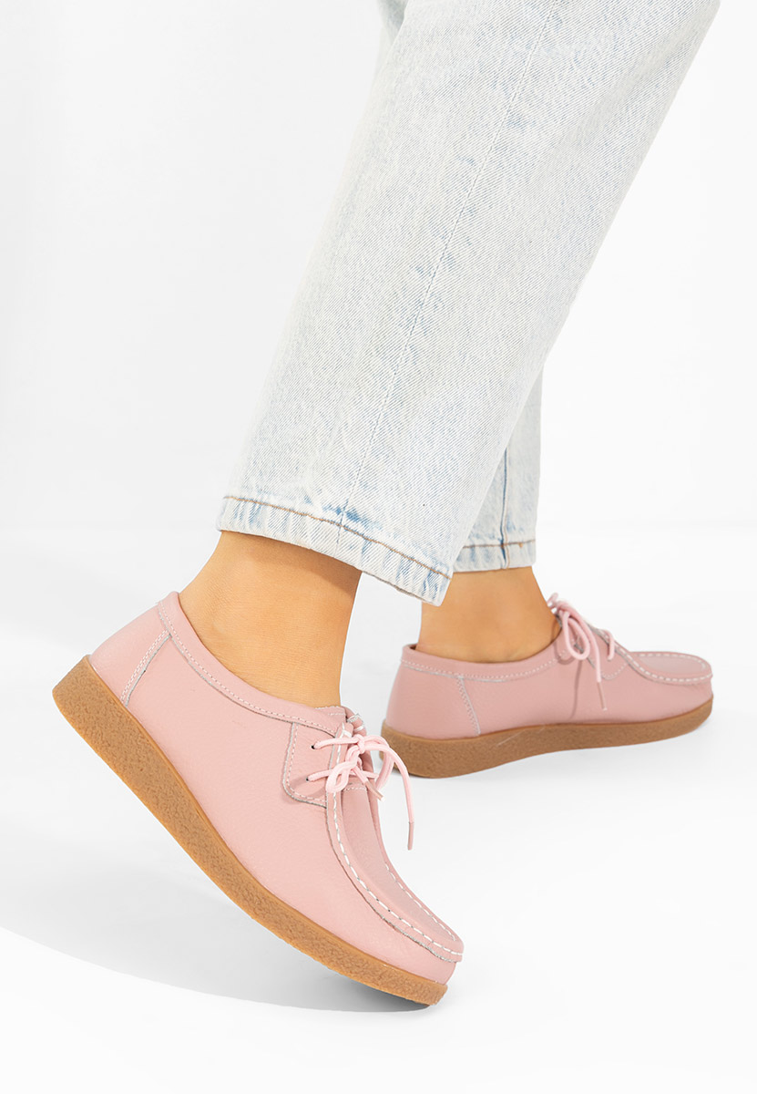 Ženske mokasinke Afinia ružičasto
