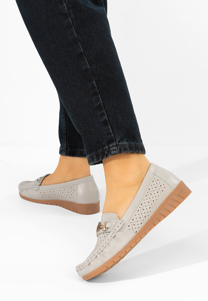 Ženske mokasinke Cristella sivo