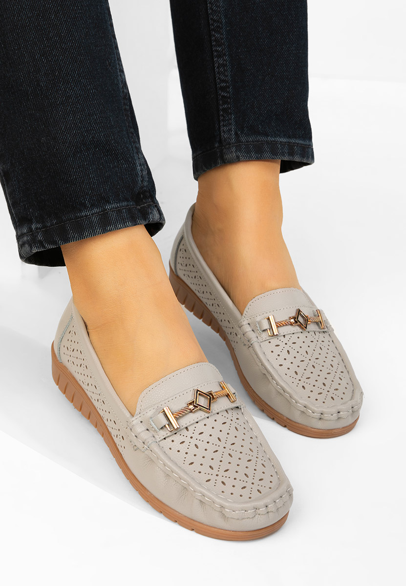 Ženske mokasinke Cristella sivo