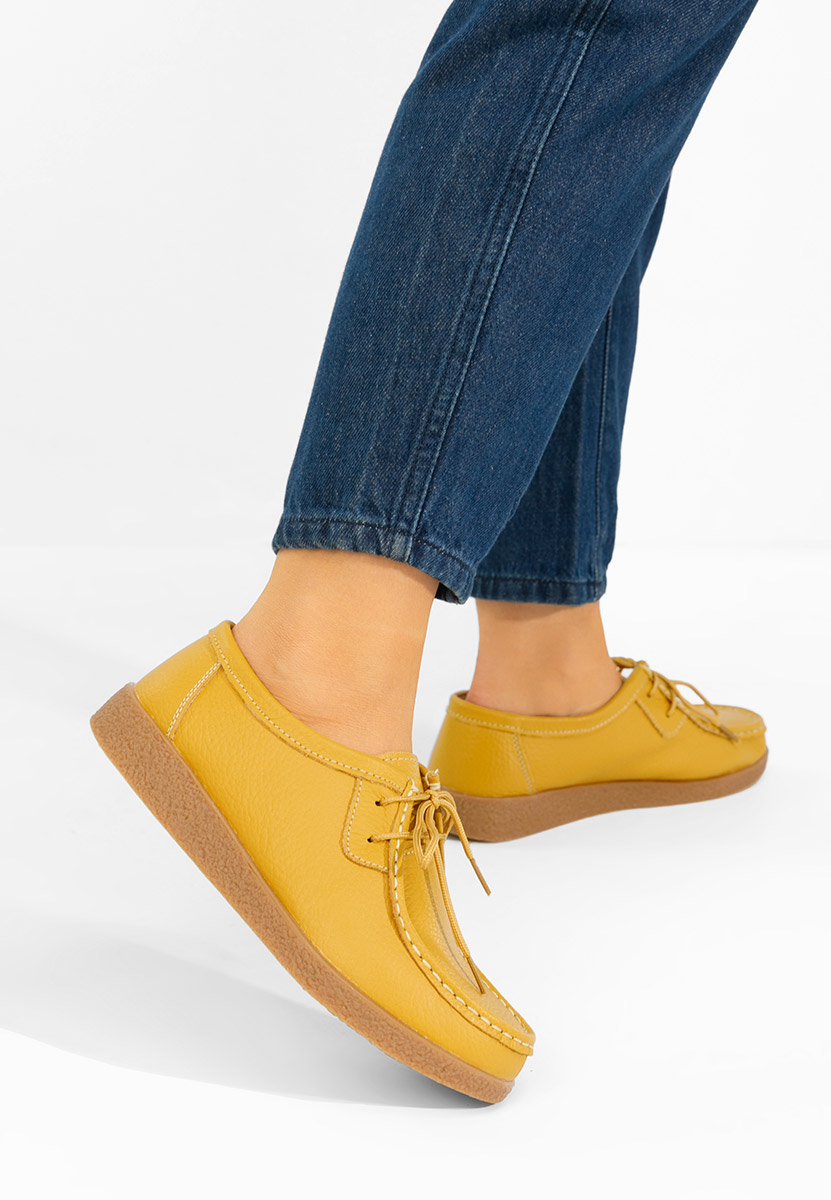 Ženske mokasinke Afinia Žuto