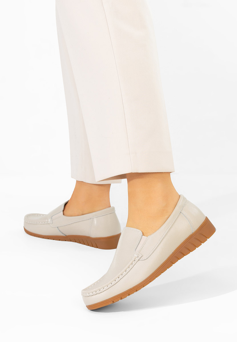 Mokasinke od prirodne kože Panoma bež