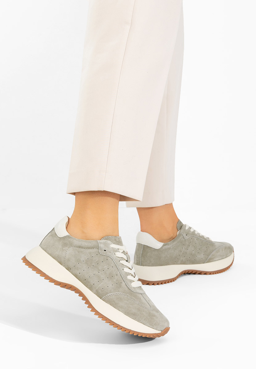 Ženske Kožne tenisice Yasminia sivo