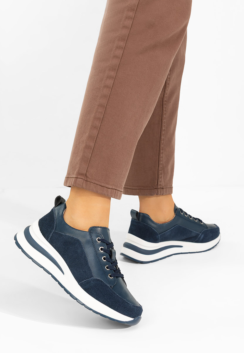 Tenisice na punu petu Janelia plavo navy