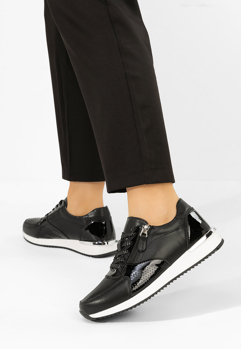 Ženske Kožne tenisice Eniliana crno