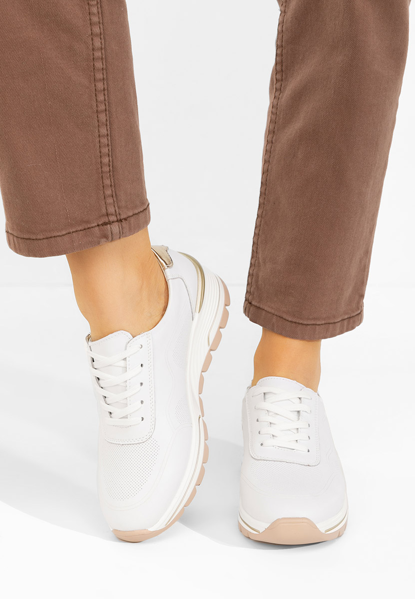 Ženske Kožne tenisice Thanh bijele