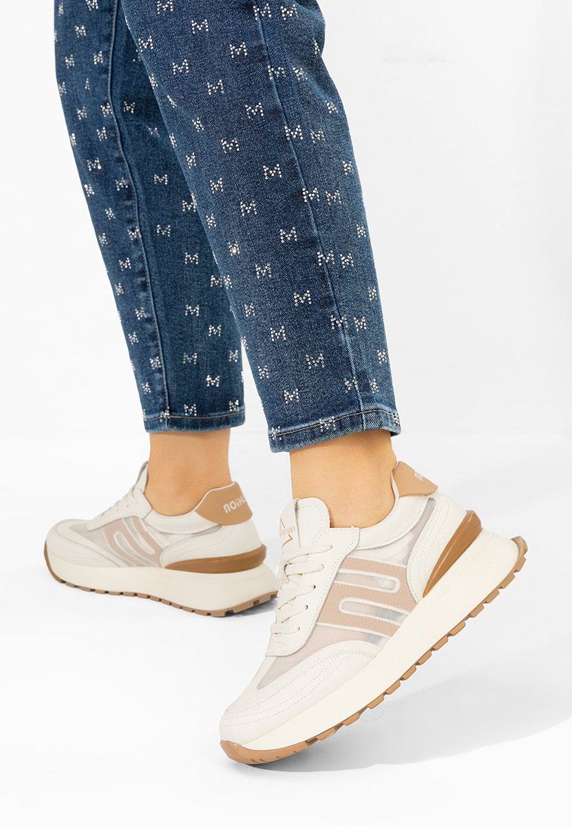 Ženske Kožne tenisice Vladia bež