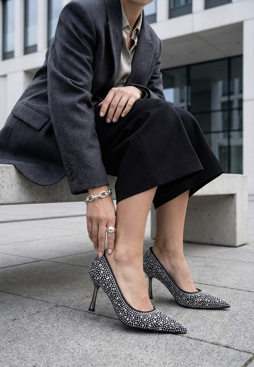 Štikle Sidionia crno