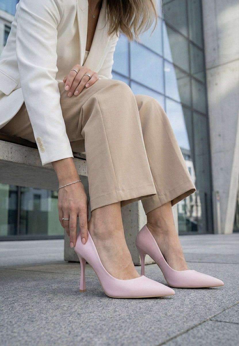 Štikle Isabele ružičasto