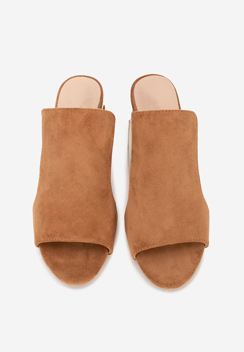 Papuče na petu Floriana V2 braon