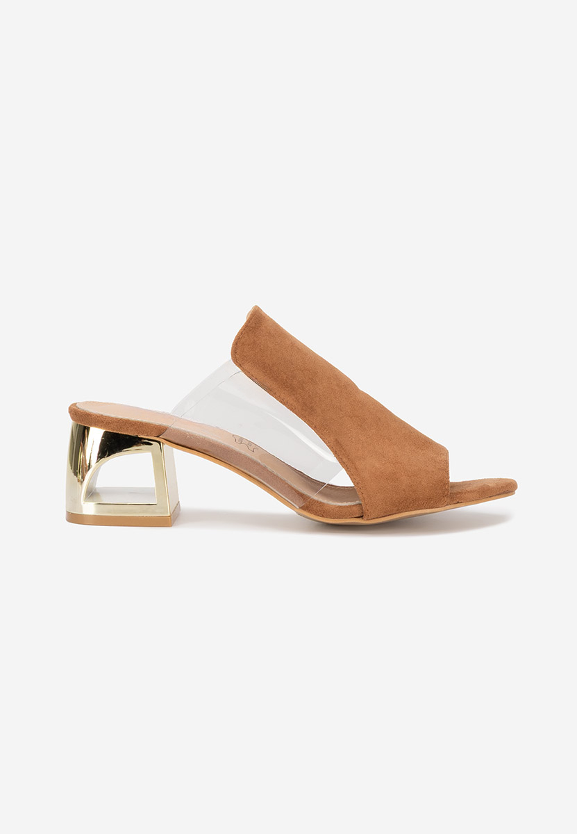 Papuče na petu Floriana V2 braon