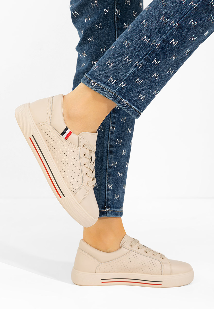 Ženske Kožne tenisice Timina bež