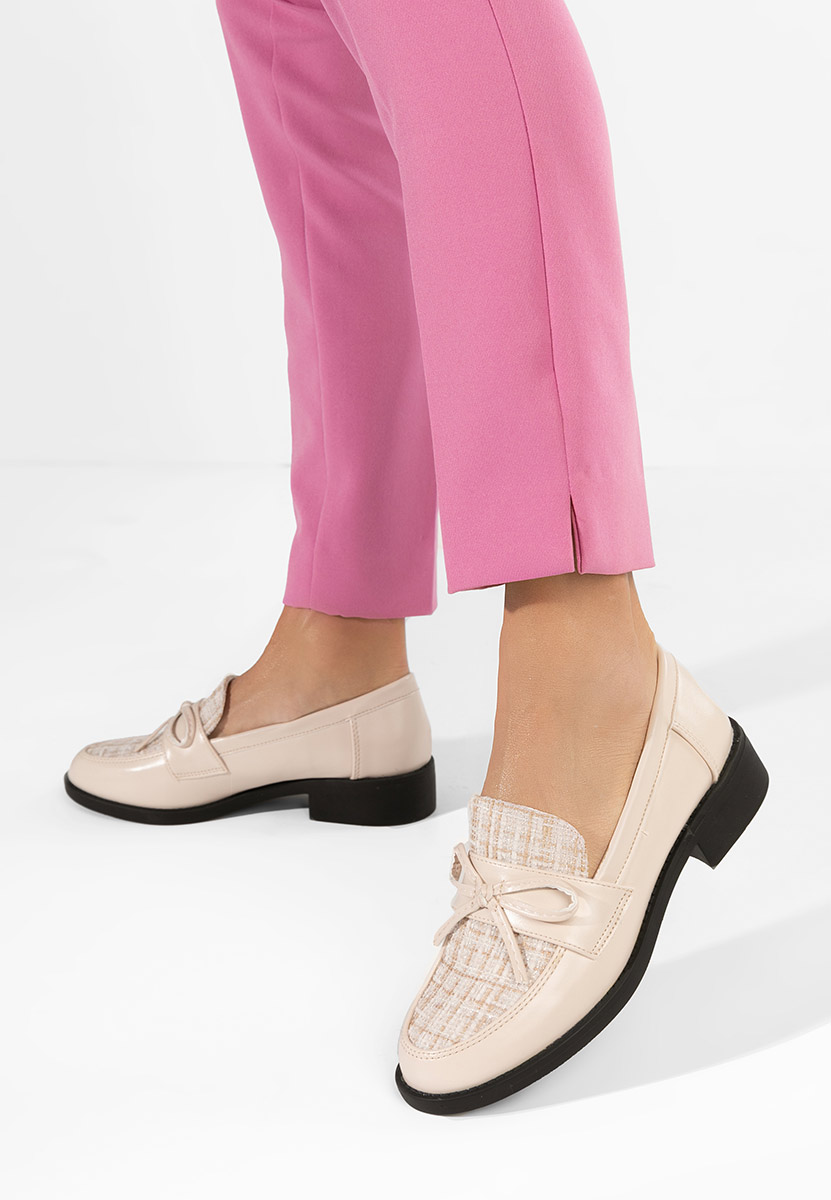 Ženske mokasinke Aliera bež