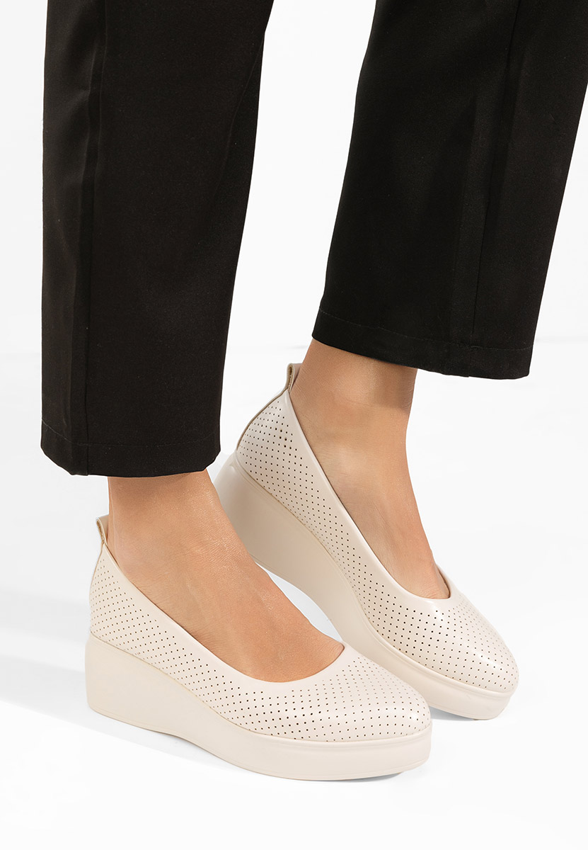 Cipele s platformom Danetia bež