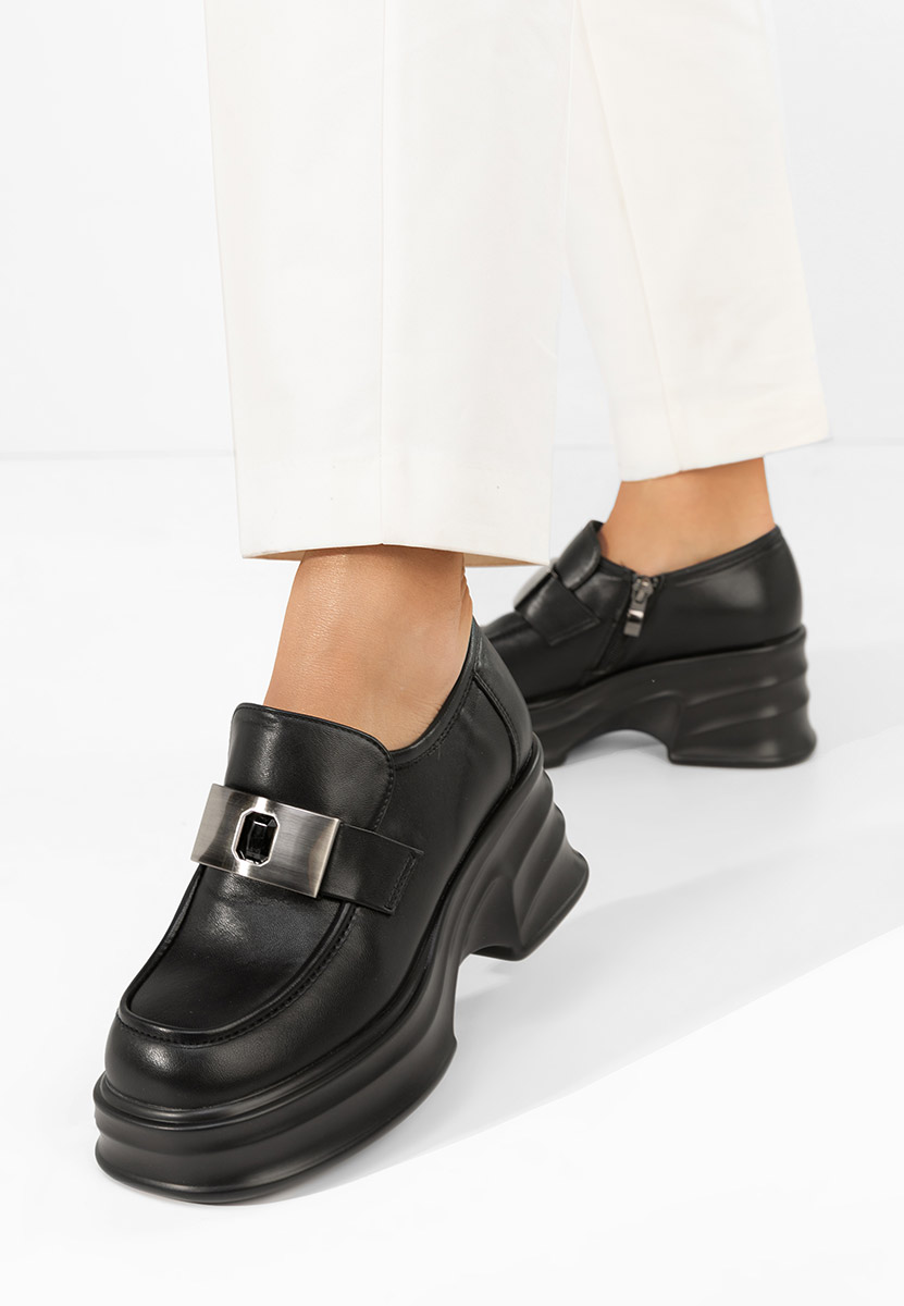 Loafers cipele Esmara crno