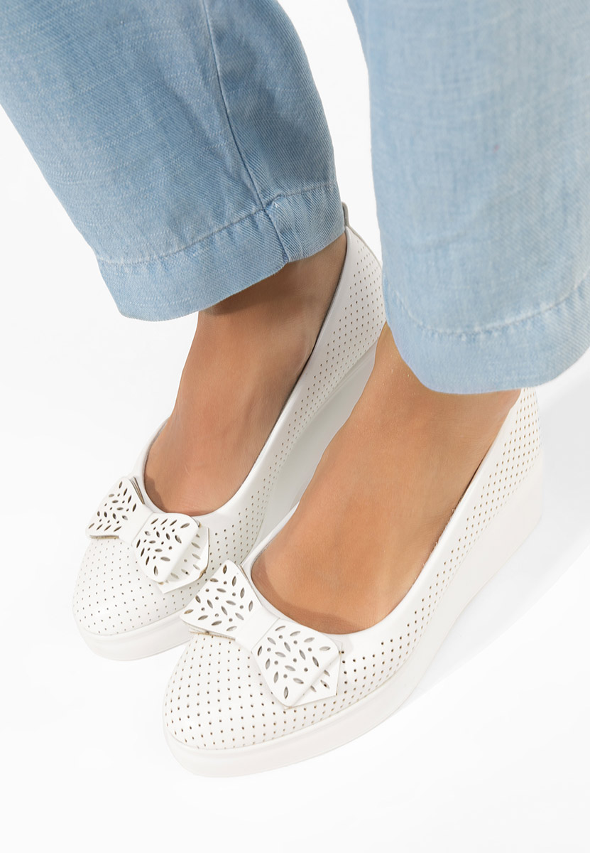 Cipele s platformom Latefa bijele