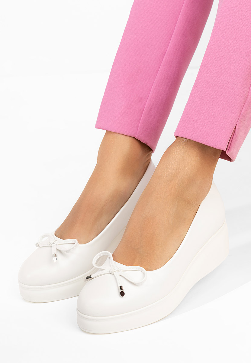 Cipele s platformom Olmaria bijele