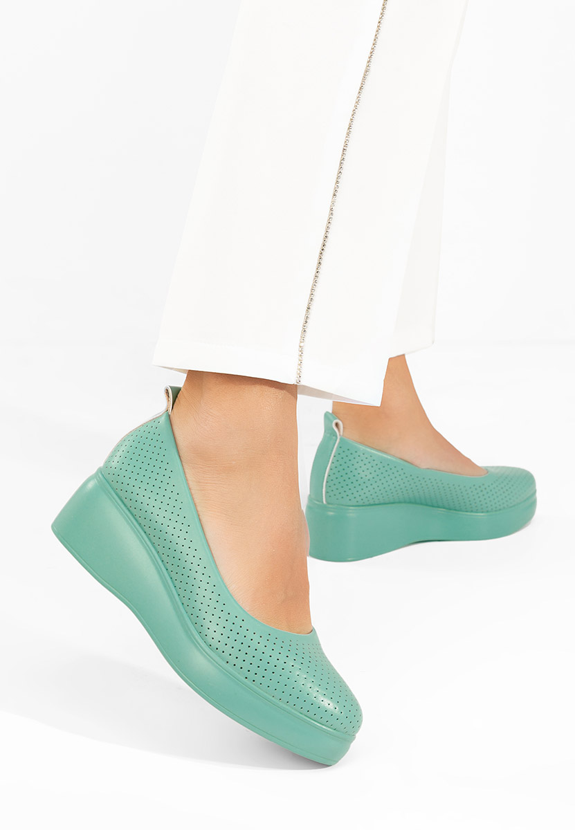 Cipele s platformom Latefa zeleno